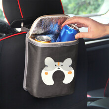 Borsa organizer termica per sedile auto – Tasca refrigerata per bevande/cibo, resistente tessuto Oxford, elimina il disordine sul sedile
