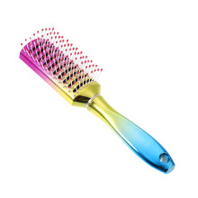 Vent Hair Brush Selvitysharja naisille märkähiusharja Rainbow 8.86" x 2.01" x 1.57"