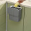 Wall-Mounted 8L Trash Can with Lid – Space-Saving, Leak-Proof, Odor-Control Flip Top, Rust-Proof Plastic Bin for Kitchen/Home/Office 1