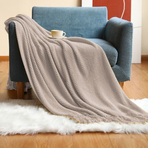 Knitted Blanket Lightweight Warm Breathable 1pc