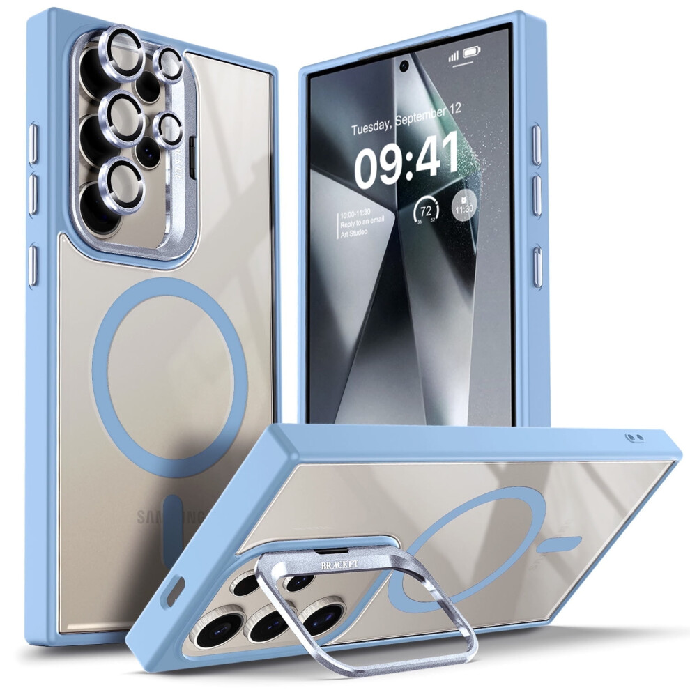 Ngb Supremacy Case For Samsung Galaxy S23 Ultra Â Built-In Camera Guard, Kickstand, Lens Protector, Wireless Charging & Magsafe/Qi Magnetic Car 9448483552578