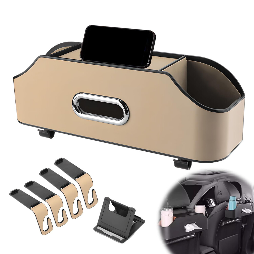 Multifunctional Car Seat Back Storage Box, New Car Back Seat Organizer With Holder, Multifunction Car Seat Back Storage Box, Car Back Seat Organizer 9448483552455
