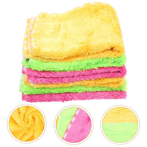 6-Pack Assorted Color Dish Kitchen Cloths for Dishwashing and Cleaning