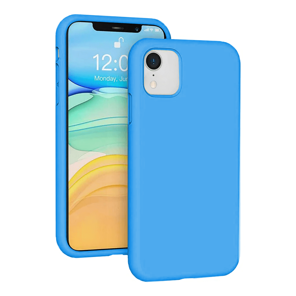Silicone Case For Compatible With Iphone Xr, Soft-Touch & Slim Protective Cover, Aqua Blue 9448483554084