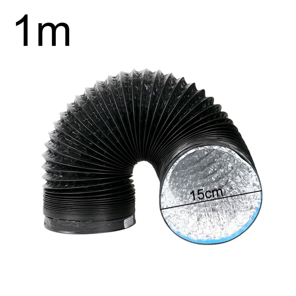 Flexible Pvc Aluminum Foil Ventilation Pipe Kitchen Exhaust Hose Exhaust Duct 100Cm 9448483554510