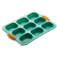 Antihaft-Kastenform & hitzebeständige Baguetteform, Silikon-Kastenform, Silikon-Backformen für Muffins, Brötchenform
