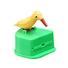 Dispenser di stuzzicadenti, scatola porta stuzzicadenti creativa a forma di colibrì, porta stuzzicadenti a pressione automatica, scatola