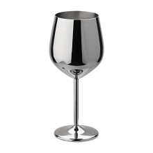 Taças de vinho em aço inoxidável (500ml) – Taças de metal para inauguração de casa, Dia dos Namorados, aniversário, camping e viagens –
