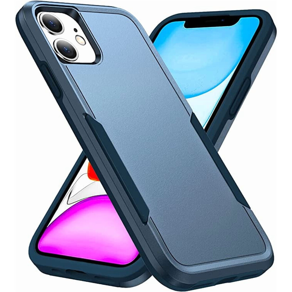 Heavy Duty Shockproof Case For Iphone 11 Â Dustproof, Anti-Scratch, Dropproof, Compatible With Iphone 11 Blue 9448483555395