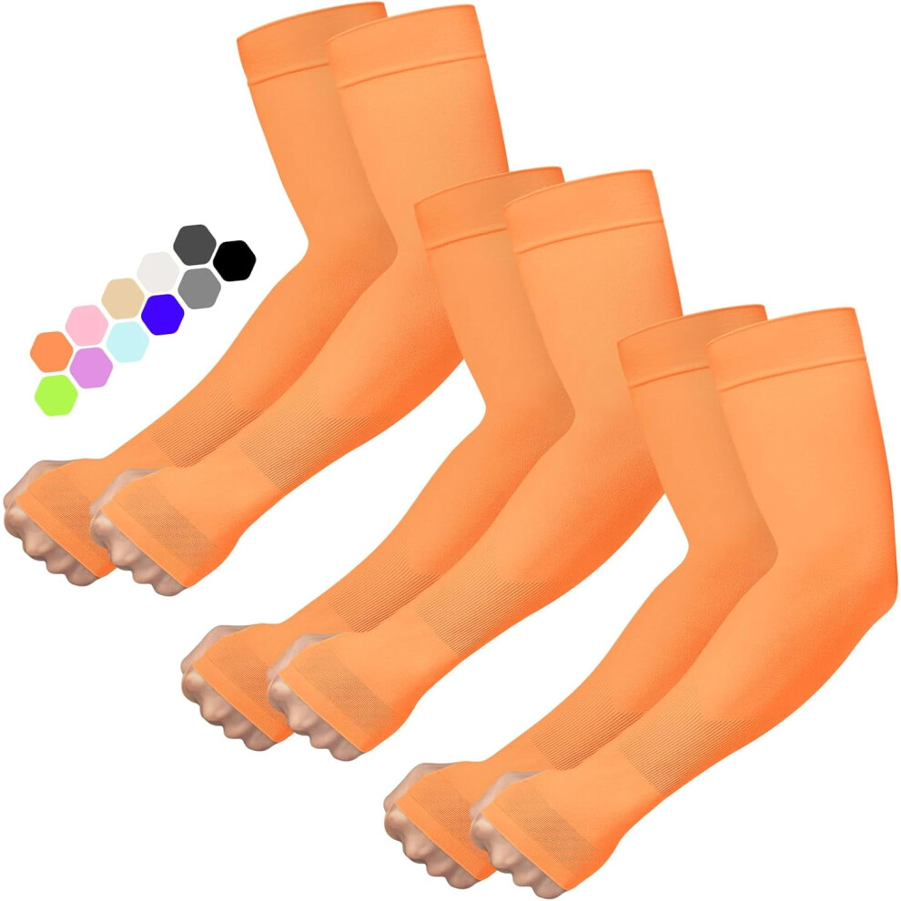 Arm Sleeves for Men Women Upf 50 Compression Arm Sleeve for UV Blocking Protection