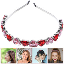 Bandeau cœur pour la Saint-Valentin, pour femme, maintien des cheveux (1 pièce)