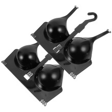 Seasamh Mannequin Bra Plaisteach Crochta Taispeántas Mannequin Bra Siopa Éadaí 2 phíosa 11.4X11X2.5 orlach