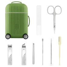 Nail Clippers Set, Personal Care Nail Clippers Set, Suitcase Nail Clippers Set Stainless Steel Fingernail Clippers Toenail Cutter for Men and Women