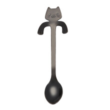 Cat Spoon Short Handle Stirring Spoon for Coffee, Tea, Espresso – Cute Kitchen Gadget Compatible with Small Utensil Use