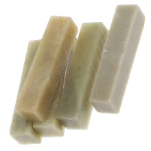 5Pcs Blank Stone Stamp Green for Artists Practice with Traditional Modern Elements