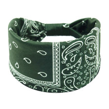 1PC Women Wide Bandana headbands, Boho Knot Hair Scarf Bands, Stretch Floral Printed Non Slip Headbands, Elastic Turban Head Wraps