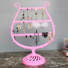 Jewelry Storage Rack Tree Earring Necklace Organizer Display Stand Holder Jewelry Storage Rack Gifts - 1PC