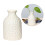 Ceramic Small Vase White for Decor Desktop Flower Aromatherapy 1