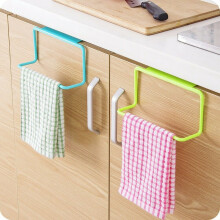 Over Door Towel Rack Holder Rail Bathroom Kitchen Shelf Organizer Cabinet Hanger