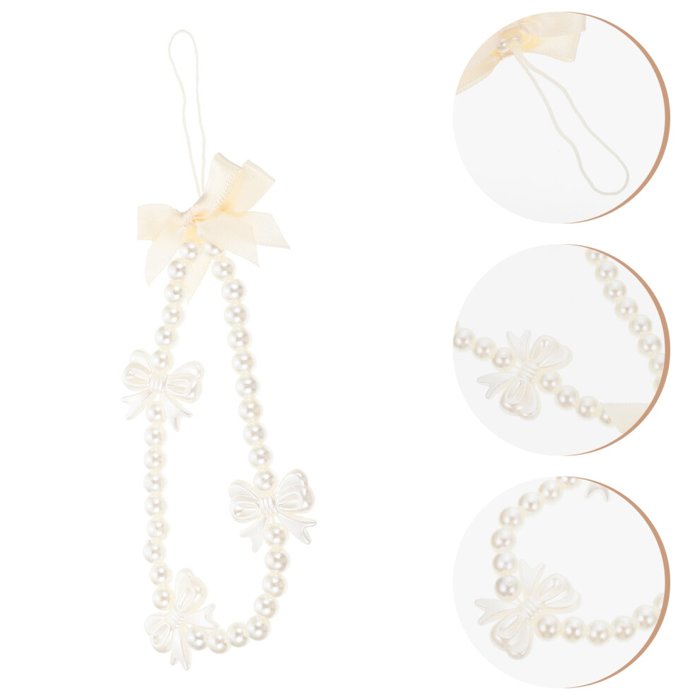 Ultnice Wrist Strap Phone Lanyard Elegant Key Holder For Women In 1Pcs White 9448483630276