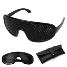 2025 Upgraded Pinhole Glasses, Lightweight Iron Mesh Pattern, Unisex Natural Vision Correction Glasses, Compatible with All Face Shapes