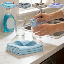 Glass Cleaning Microfiber Cloths 2-Pack Streak-Free