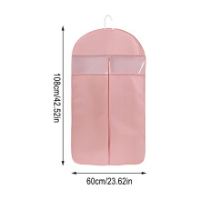 2025 Space Saving Hanging Garment Bag with Self-Compression Zipper, Compatible with Down Coats