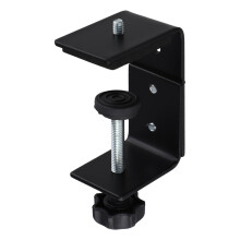 Aluminum Alloy Adjustable 1/4" Bracket for Lights, Cameras, Mics – Universal Ballhead Mount, Black, compatible with photography equipment