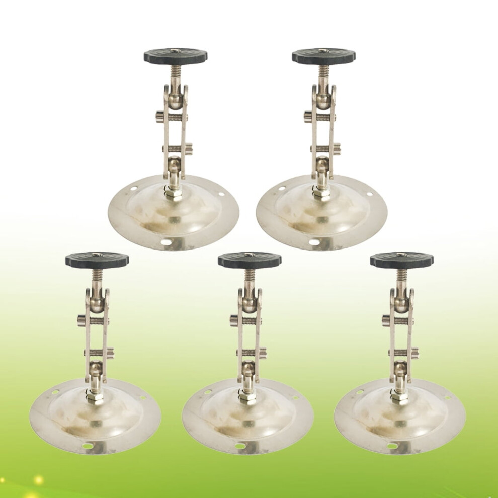 Hemoton 5Pcs Rotatable Monitor Brackets Security Camera Support Metal Camera Holders Wall Mounted Camera Stands 9448483770712