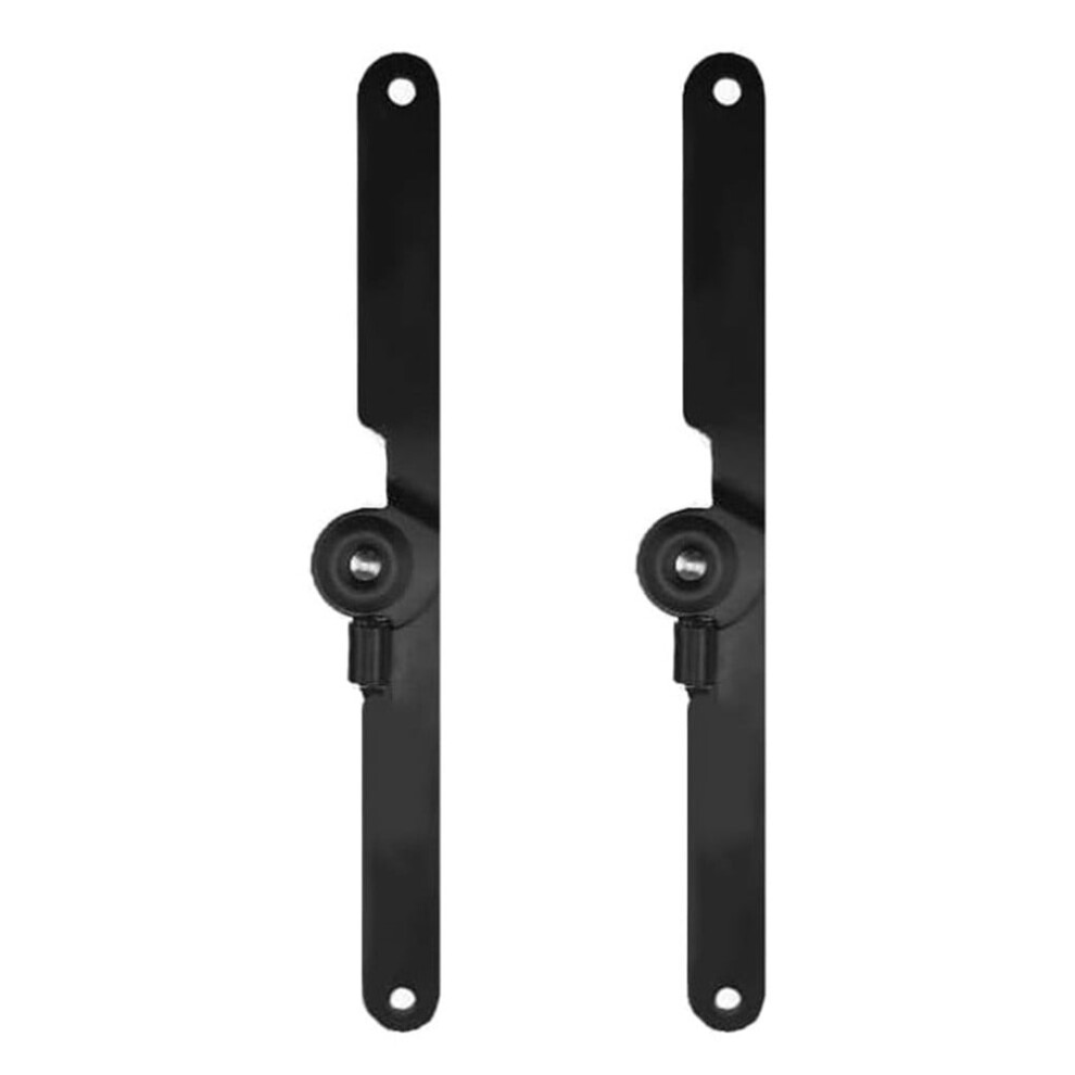 180 Heavy Duty Folding Hinges For Cabinet Doors,Attic Hatches,2 Pack Black Iron Hardware 9448483770316