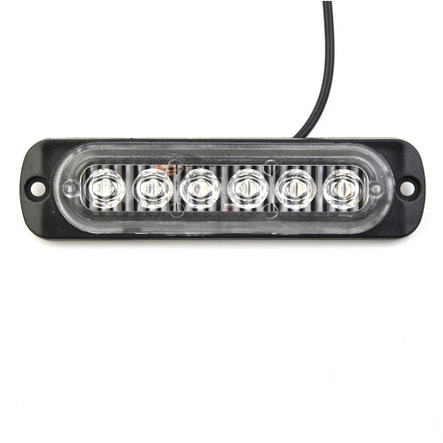 汽车卡车安全警示灯 DC12-24V 18W 红色6LED
