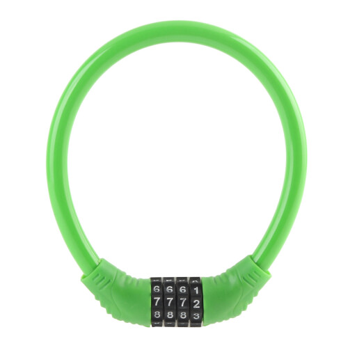 Cycling Cable Lock with 4-Digit Combination High Security Bike Lock Green 1