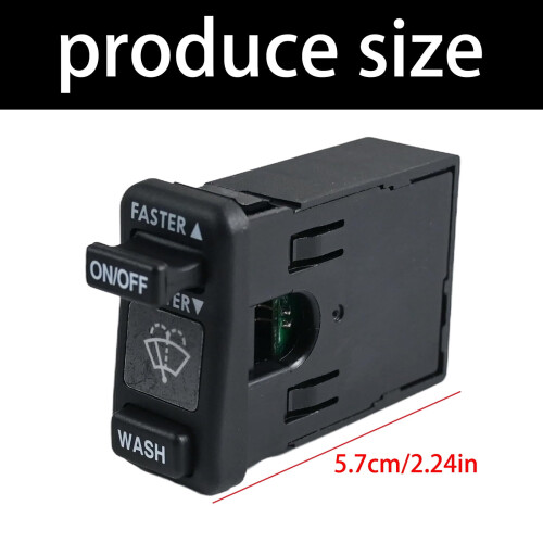 Electronic Windshield Wiper Switch for Trucks with Three 2