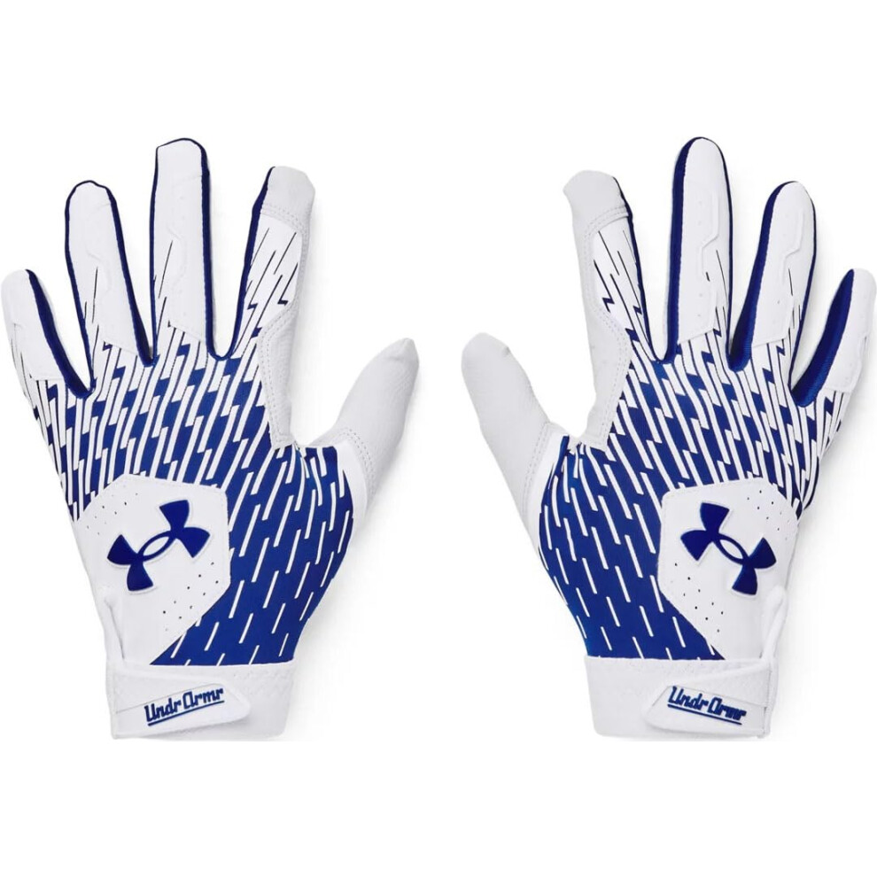Under Armour Men's Clean Up Baseball Gloves, (102) /Team Royal/Team Royal, Medium White