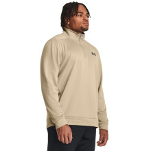 Under Armour Heren ArmourFleece 1/4 Zip, (299) City Khaki / Black, X-Large Tall