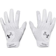 Under Armour Herre Clean Up Baseball Handsker, (100) Hvid/Sølv, Medium