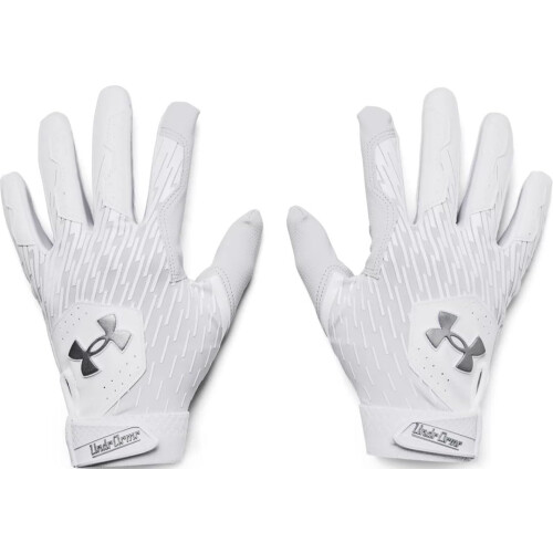 Under Armour Under Armour Herre Clean Up Baseball Handsker, (100) Hvid/Sølv, Medium