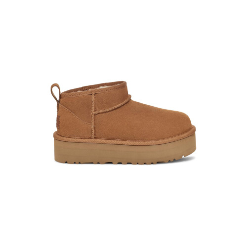 UGG UGG Stivale Mini Piattaforma Unisex-Bambini, Castagno, 3 Piccolo