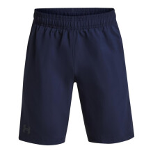 Under Armour Jongens Performance Woven Shorts, (410) Midnight Navy / Black, Medium