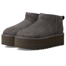 UGG Botín Clásico Ultra Mini para Mujer, Carvado, 12