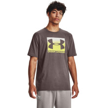 T-shirt à manches courtes Under Armour Homme Sportstyle, (057) Taupe/Blanc/Jaune Lime, X-Small