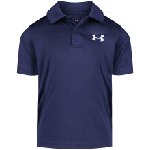 Under Armour Drengetrøje med Kort Ærme, Polo, Logo på Brystet, Blød & Komfortabel, Midnight Navy-Core, 4T
