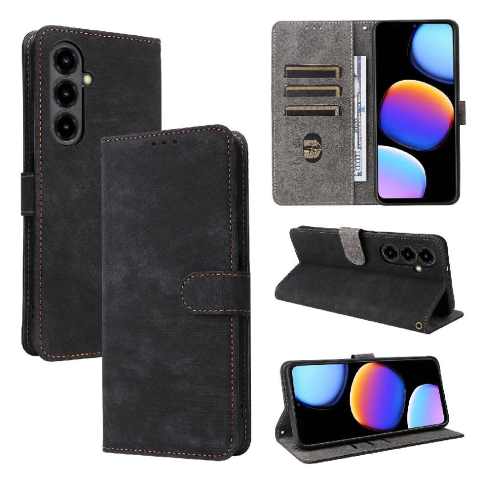 Case For Zte Nubia V80 Max Magnetic Closure Rfid Blocking Pu Leather Flip Folio Wallet Card Slots Cover 764563197613