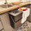 Space-Saving Quiet-Close Trash Can, Eco-Friendly Sealed Bin for Kitchen & Office, No Electricity Needed White-3L 5