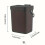 Space-Saving Quiet-Close Trash Can, Eco-Friendly Sealed Bin for Kitchen & Office, No Electricity Needed White-3L 7