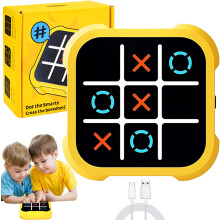 KI Elektronisches Schach & Tic-Tac-Toe Spiel – Intelligentes Lernspiel für Kinder & Erwachsene | Perfektes Geschenk & Familienspiel