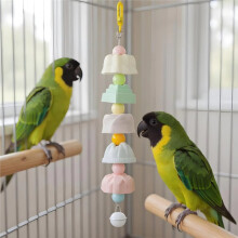 Toys Multifunctional Pet Grinding Supplies Colorful Beak Grinding Stones Toys for Macaws Sparrow Parakeet