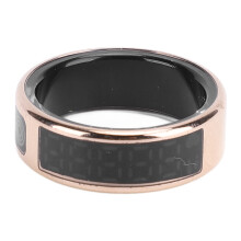 Fitness Tracker Ring with Touch Screen, IP68 Water Resistant, 18mAh Battery, Size 9