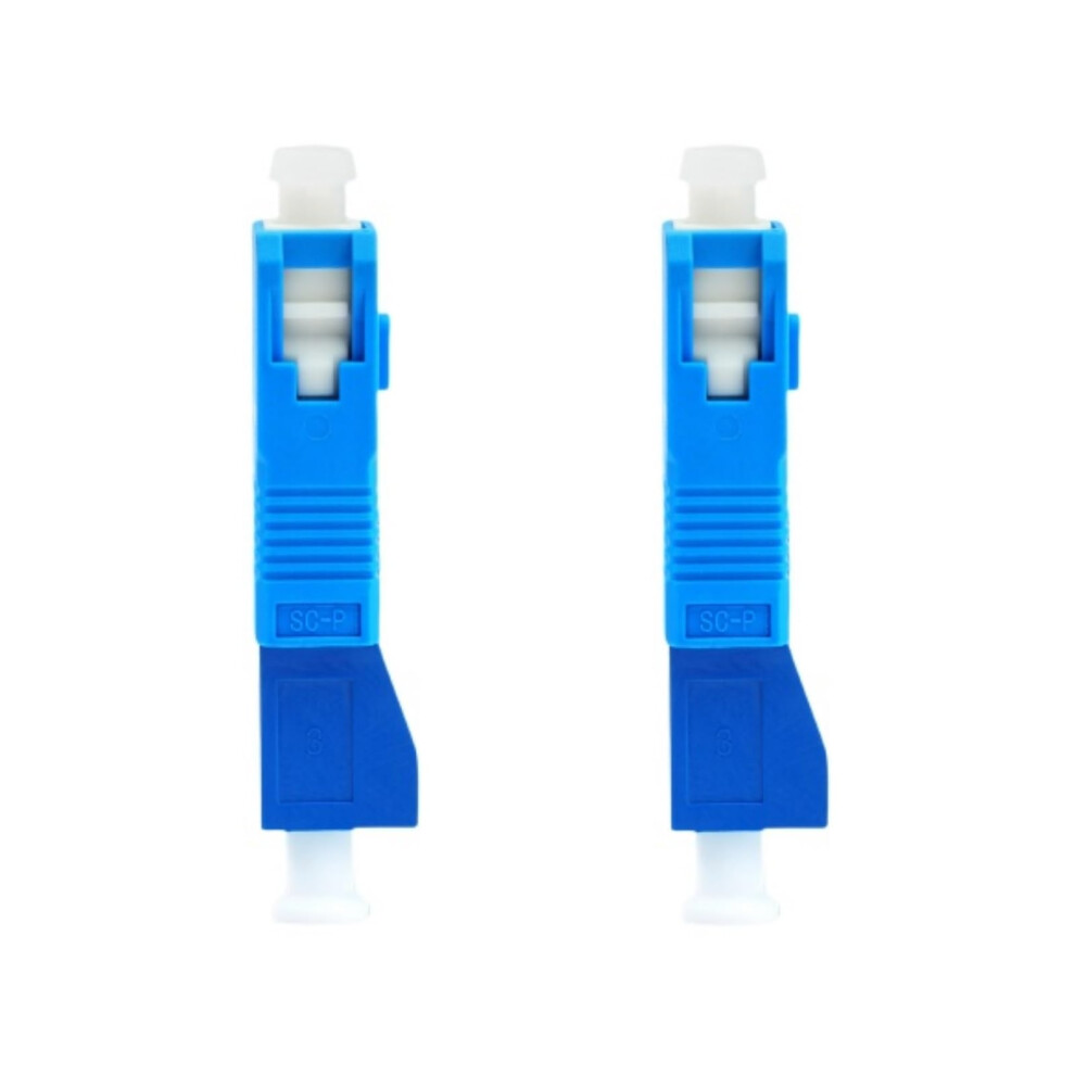 2Pcs Sc To Lc Fiber Optic Adapter Singlemode 9/125Î¼M Sc Male To Lc Female Hybrid Connector 9073542785057
