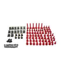 195PCS Motorcycle Fairing Bolt Screw Nut Kit Bodywork Screws Motorcycle Universal Kit